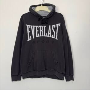 EVERLAST SPORT 80s 90s Y2K Vintage Embroidered Hoodie Sweatshirt XL Extra Large
